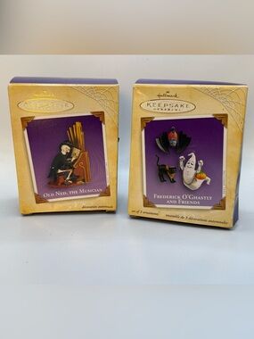 Hallmark Keepsake Ornaments - Halloween Set Old Ned and Fredrick O’Ghastley